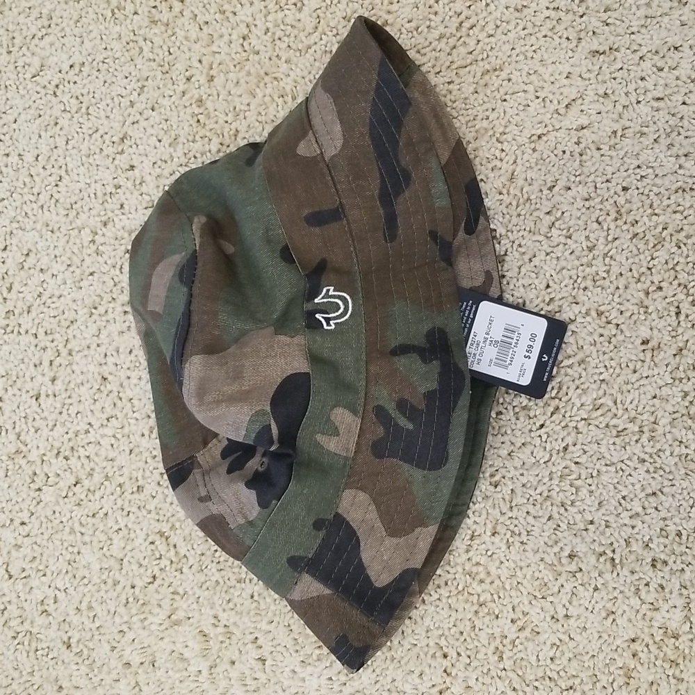 True Religion Camo Bucket Hat